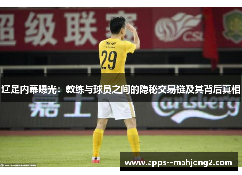 辽足内幕曝光:教练与球员之间的隐秘交易链及其背后真相 辽足内幕曝光:教练与球员之间的隐秘交易链及其背后真相