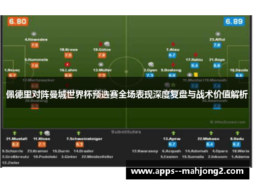 佩德里对阵曼城世界杯预选赛全场表现深度复盘与战术价值解析